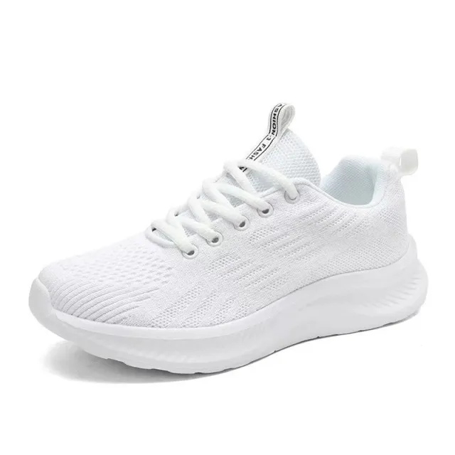 Mesh Breathable Sneaker Lightweight Soft Sole Non slip Deodorant Casual Shoes White - Shop at LoveMi