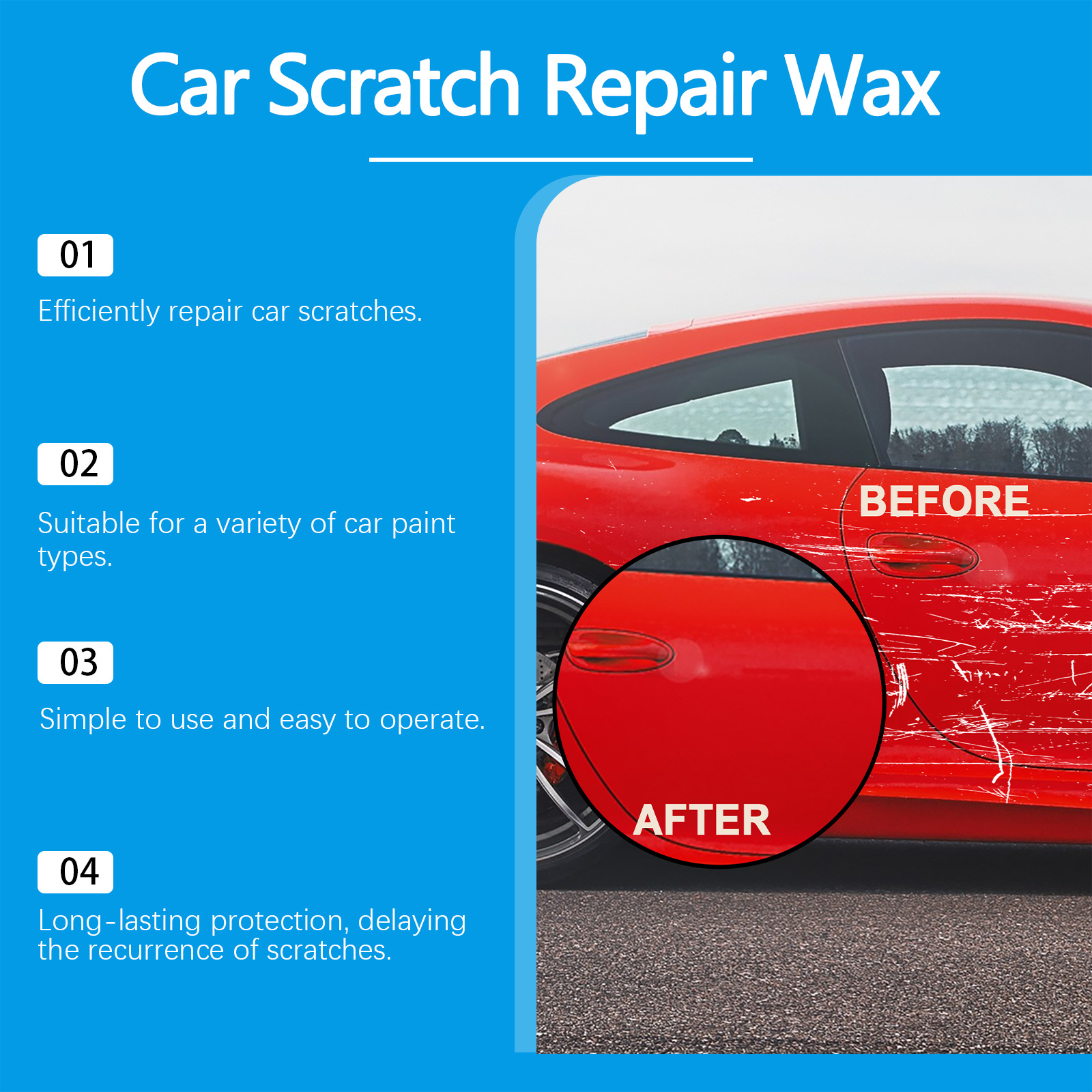 Title 1, Rayhong Car Scratch Recovery Cream Car Paint Sc...