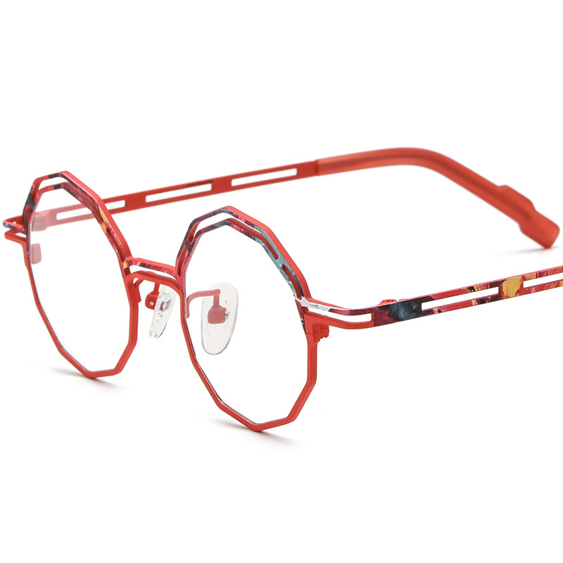 Multi-color Ultra-light Pure Titanium Myopia Glasses Frame - Image 3