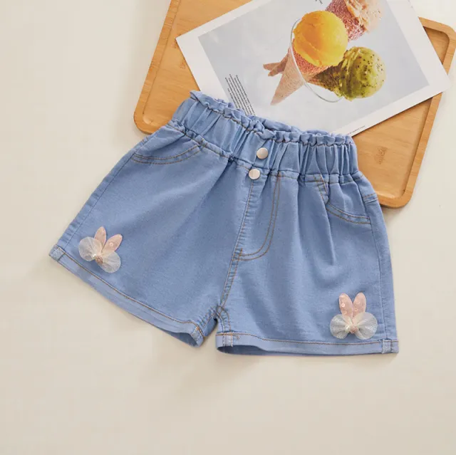 Summer Wear Fashion Thin Children's Shorts Shiny Rabbit 130Cm - Shop at LoveMi