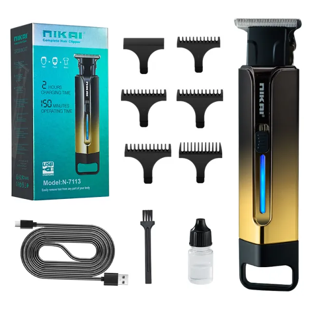 Retro Oil Head Electric Hair Clipper Hair Salon Carving Usb - Shop at LoveMi