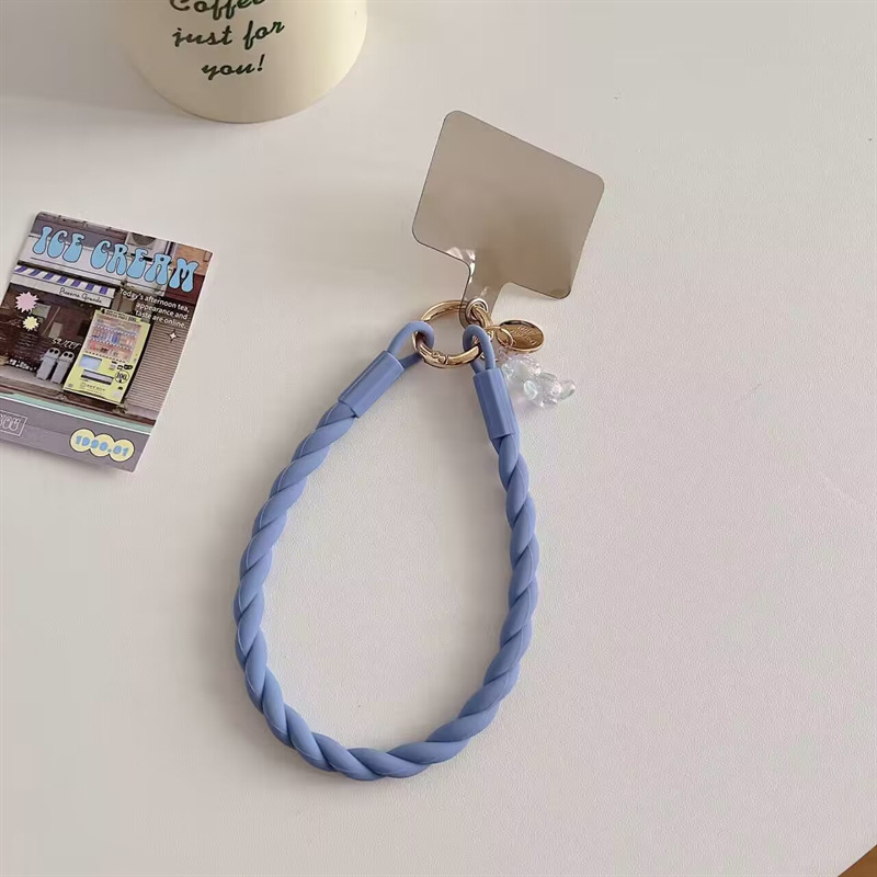 Luminous Bear Phone Lanyard – Short Wrist Strap with Clip, Anti-Lost Pendant for - 第 8/27 張圖片