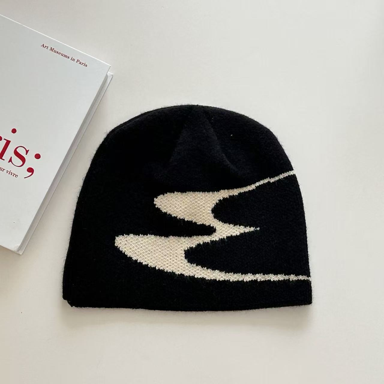 Beanie Hat Men's And Women's Same Autumn And Winter Thermal Knitting Woolen Cap - Women's Clothing