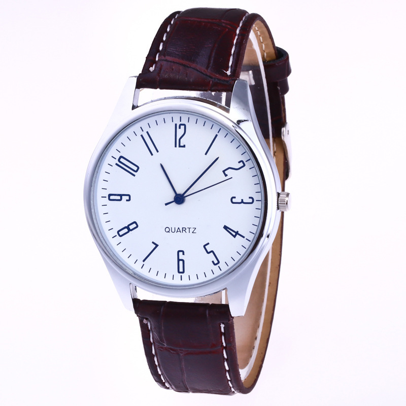 Fashion Twelve Digital Face Maker Quartz Watch Men