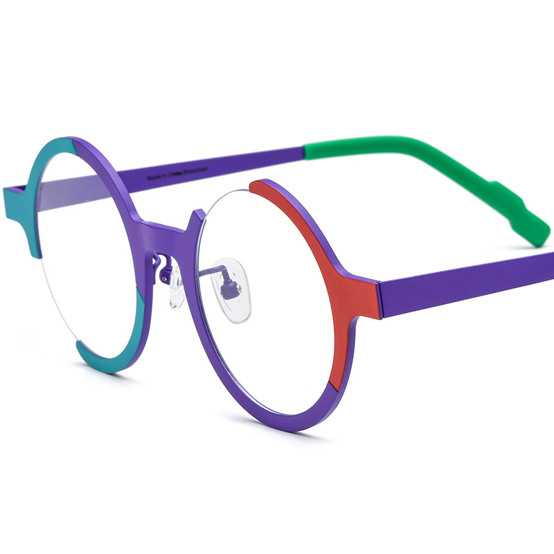 Color Matching Fashion Glasses Frame - Image 5
