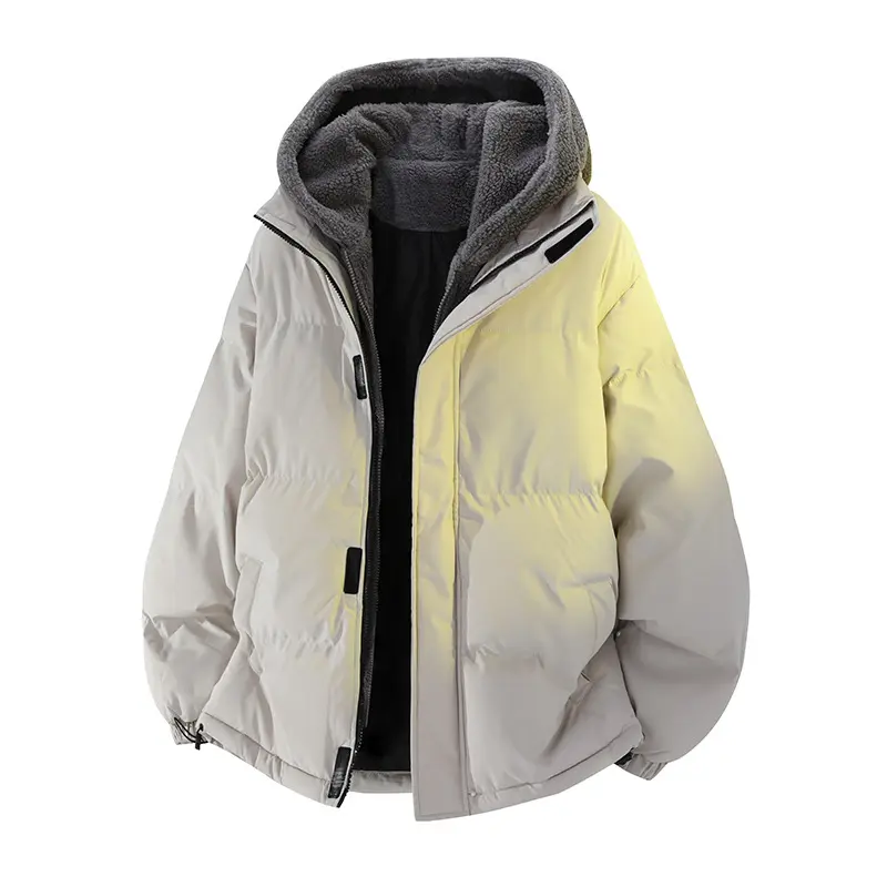 Mens Winter Loose, Padded Fleece Jacket