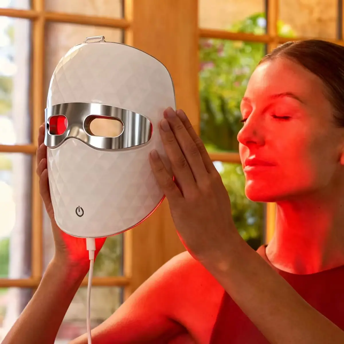 Red Light Facial Beauty Mask Color Skin-Softening