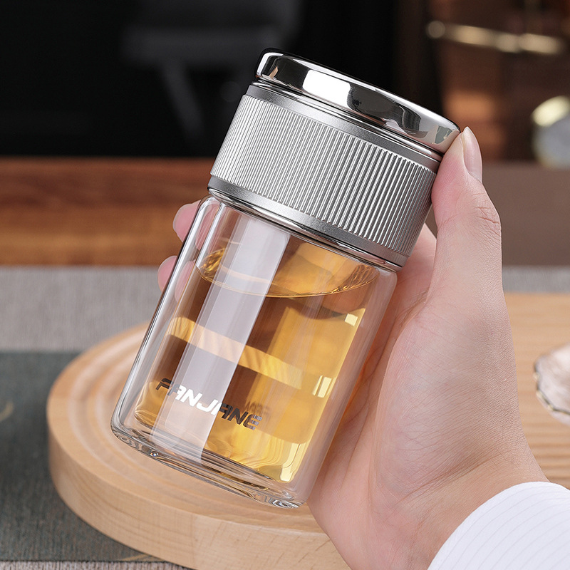 Unisex Portable High-end Transparent Water Bottle