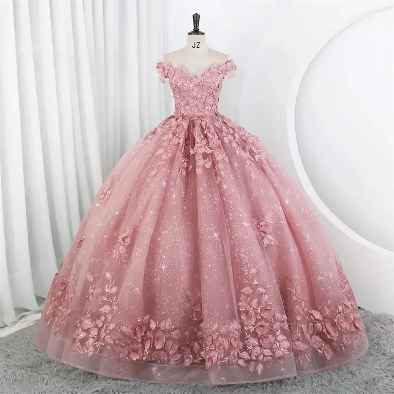 Short-Sleeve Long Evening Dress, picture 3 of 11