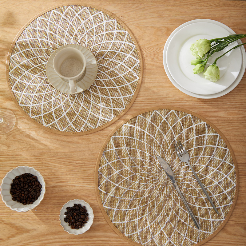 Patterned Jute Placemats