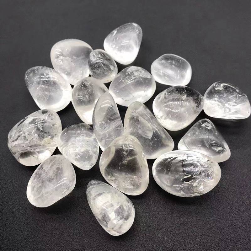 Natural White Crystal Rough Stone Polished Large Particle Rolling Stone Gravel Fish Tank Stone 2 To 3Cm 100G - Shop at LoveMi
