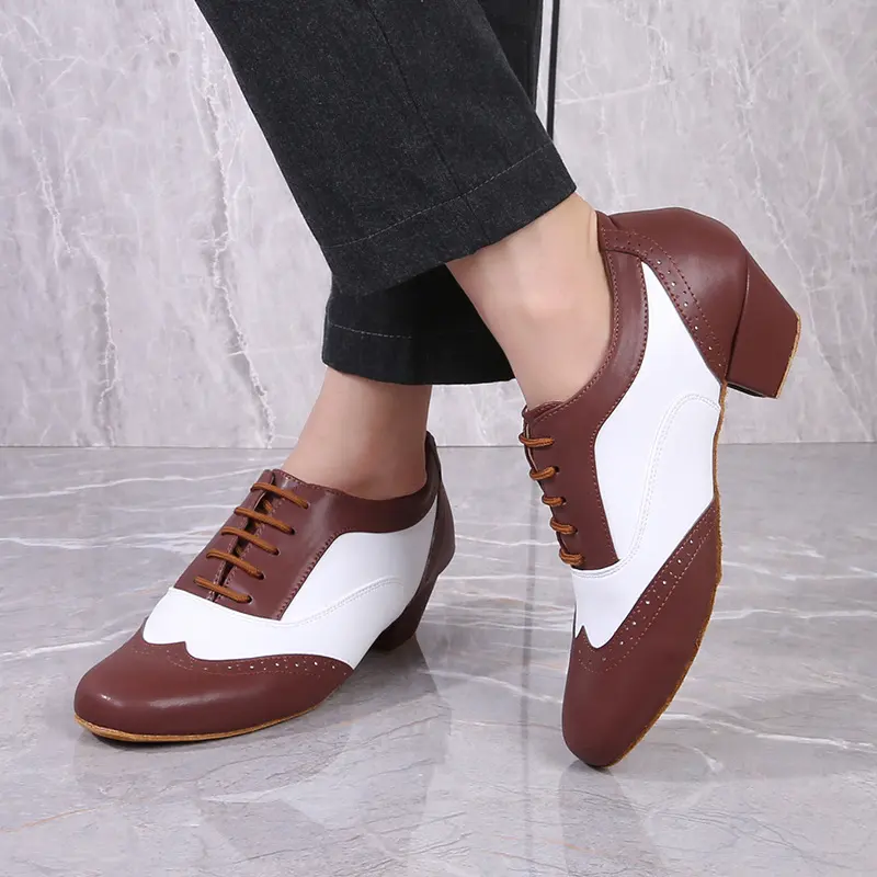 Leather Ballroom for Square Dancing and Latin Dancingsoft-soled Dance