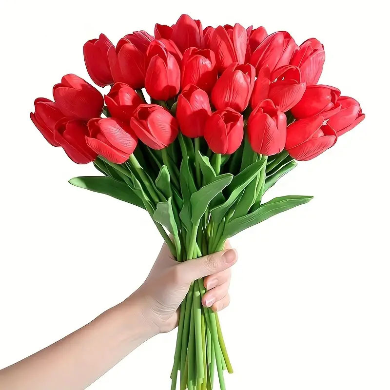 Home-style Hotel Wedding Photography Props Artificial Tulips