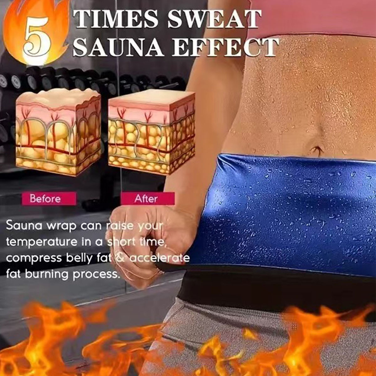 Female Violently Sweat Belly Band Waistband Postpartum