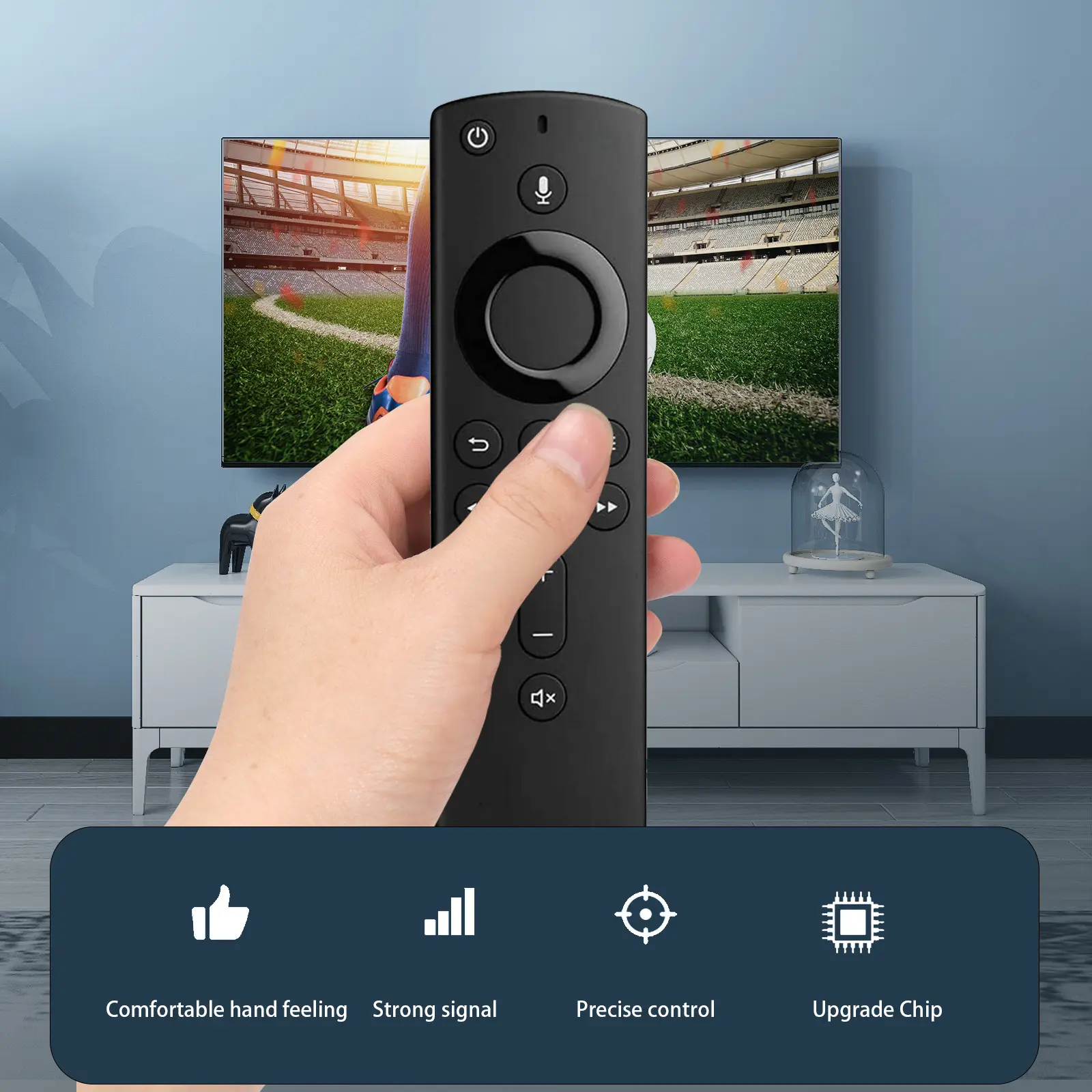 Intelligent Voice 24g Wireless Flymouse Remote Control