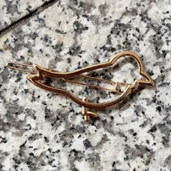Cupid Heart-shaped Five-pointed Alloy Hair Accessories - Golden Bird Shape - View 1