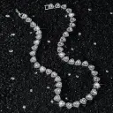 New Mens Heart-shaped Patchwork Chain Necklace Streetwear Hip-hop Style view 2