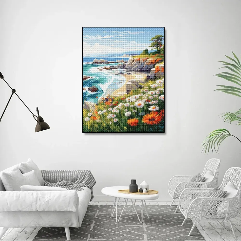 Diamond Beautiful Landscape DIY Handmade Living Room Entrance Decorative