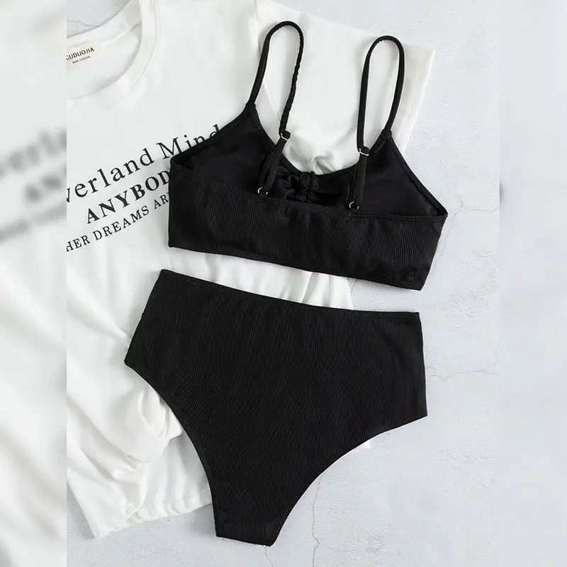 Bikini Swimsuit Women's Sling Split High Waist