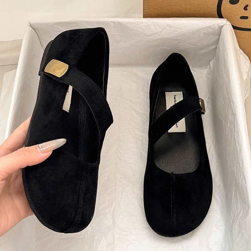 Retro French Flat Low-cut Shoes Women — foto 5