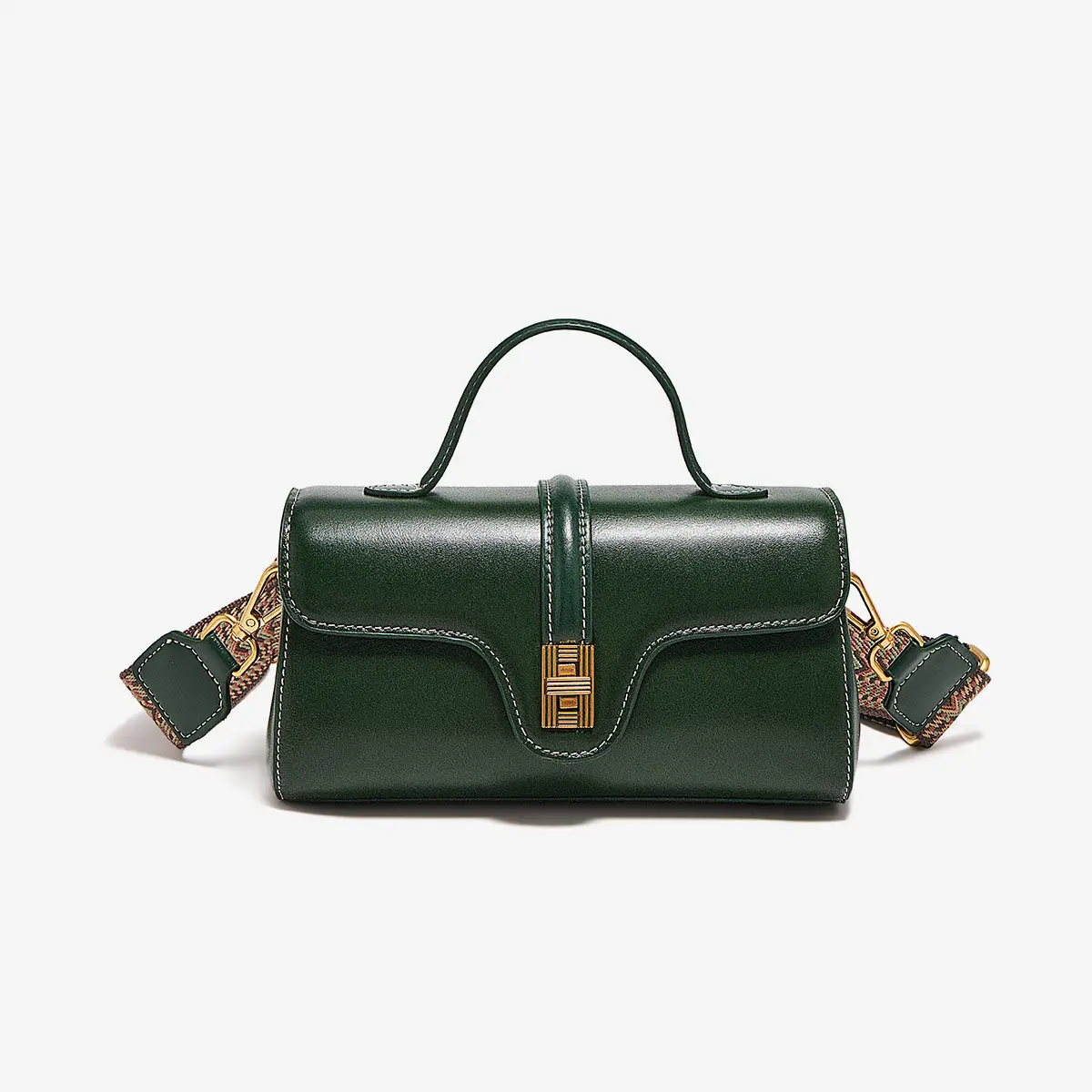 Niche Original High Sense Mild Luxury Retro Cambridge Portable Messenger Bag