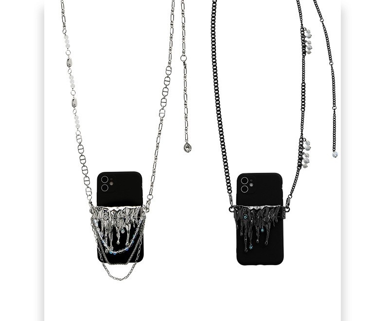 Lava Tassel Moonstone Mobile Phone Charm - Image 6