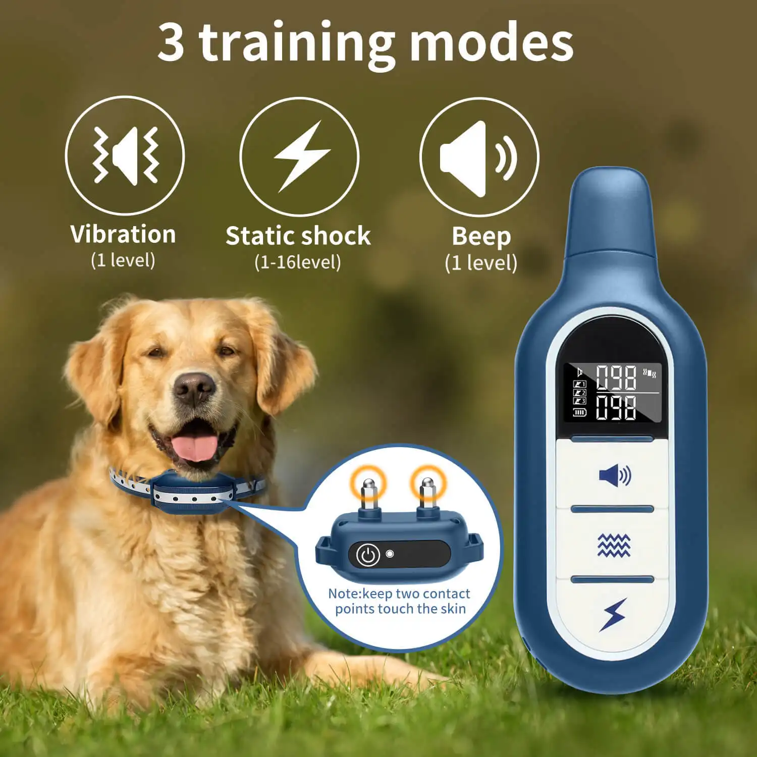 Pet Training Remote Control Vibration Shock Dog