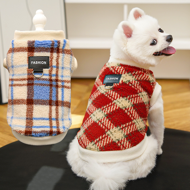 Dog Pet Clothes Made From Polar Fleece For Warmth