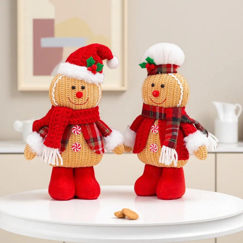 Christmas Gingerbread Man Doll Creative Figurine