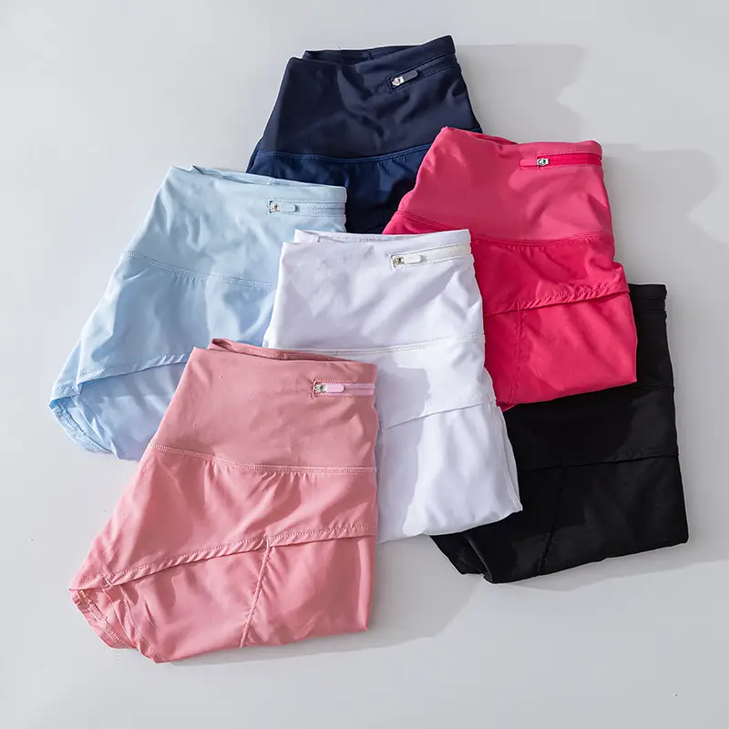 Women's Sports High-Waist Running & Cycling Shorts