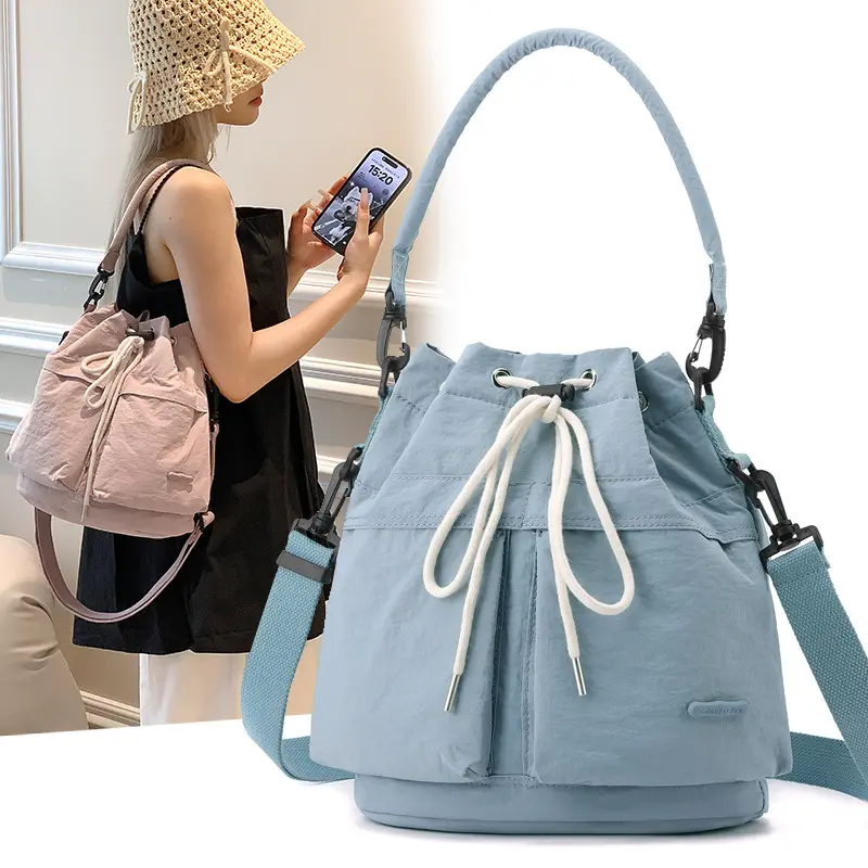 Womens Petite Pouch ShoulderCrossbody Handbag Commuter Bucket