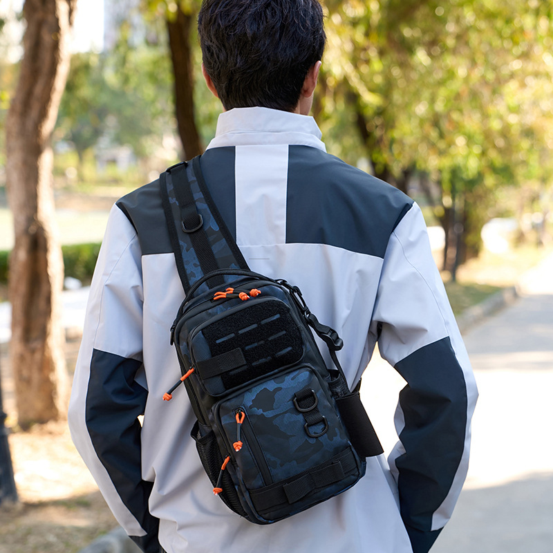 Multi-functional Fishing Single Rod Fishing Outdoor Sports Crossbody Bag