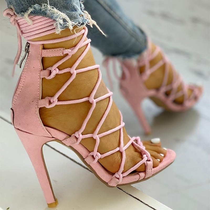 Stiletto Heel Ankle-Strap Heels, picture 3 of 7