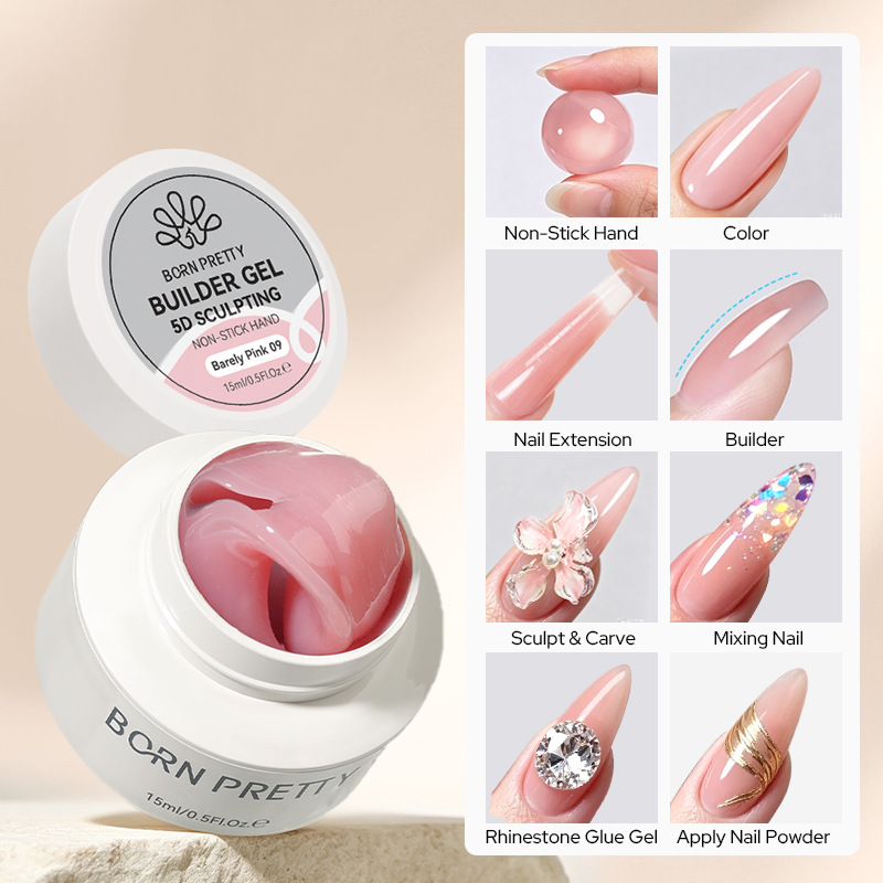 Multifunctional Carving And Shaping 15ml Nail Extension Gel — foto 15