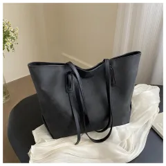 Women's Casual Fashion Large Capacity Totes - Black - View 1