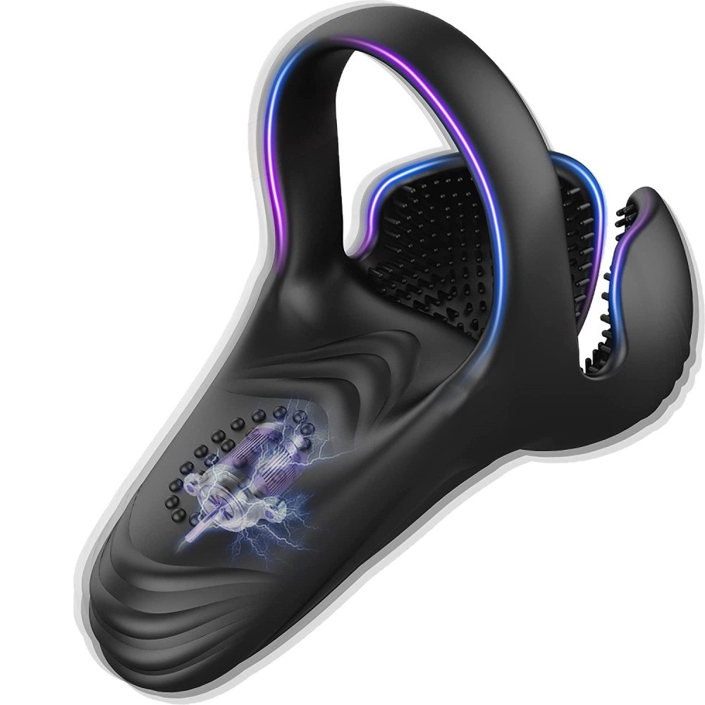 Perona Egg-shaped Ejaculation-Controlling Ring Rechargeable Electric Male