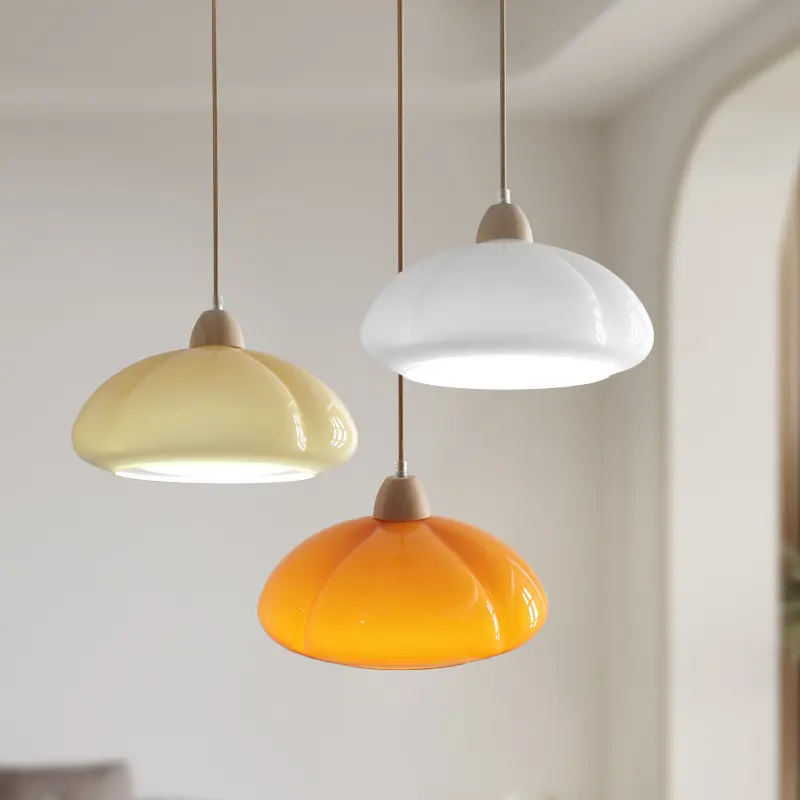 New Style Log Wood Glass Japanese-Style Retro