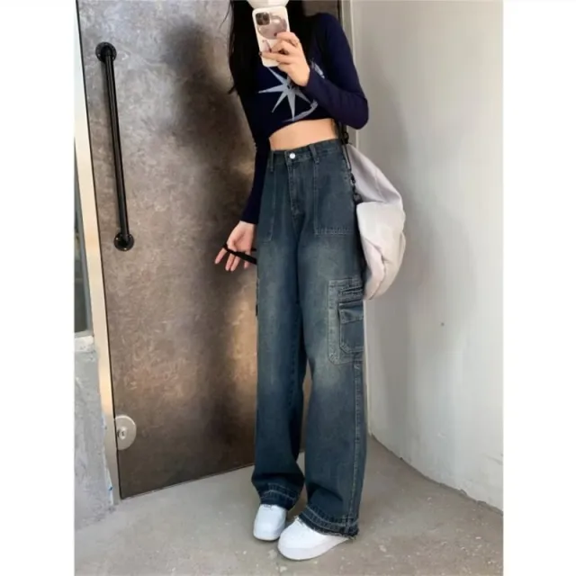 Fashionable Retro Small Jeans For Women Blue - Shop at LoveMi