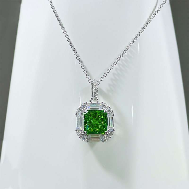 French Court Square Necklace For Women