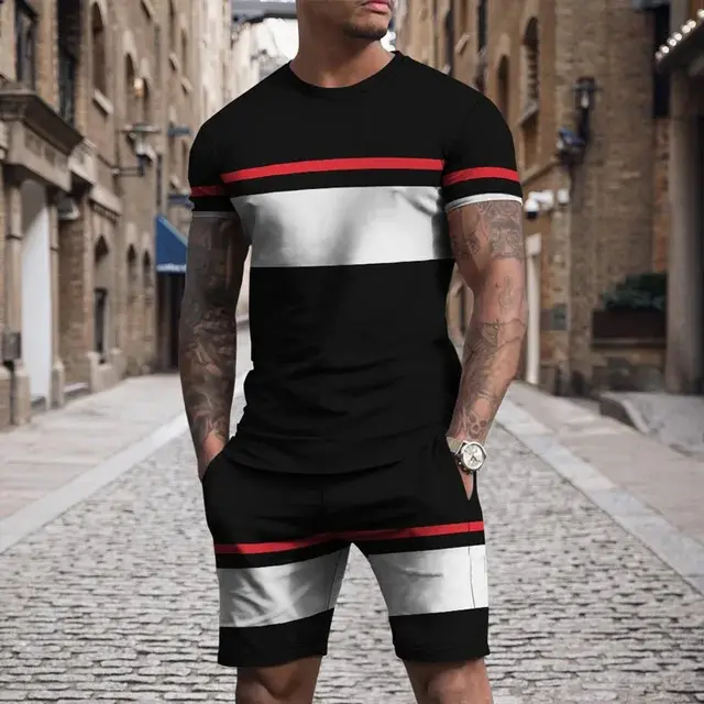 Short Sleeve Round Neck Pu Shuai Casual