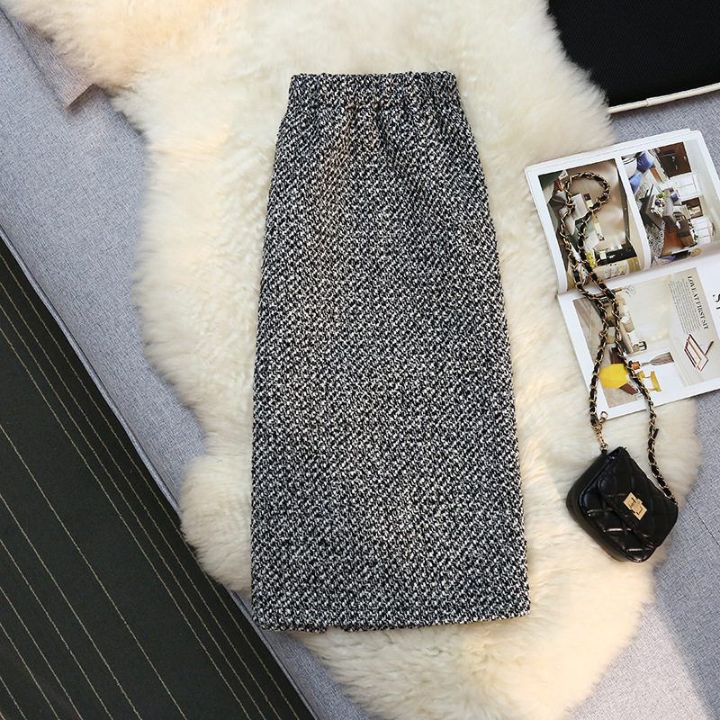 Women's Tweed Skirt New Autumn And Winter Sweater