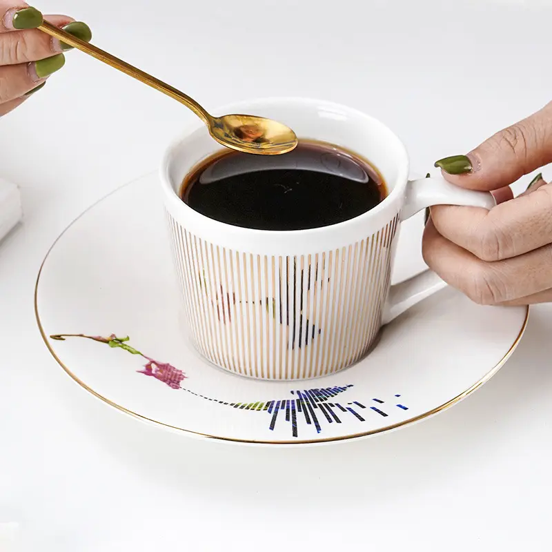 Physical Dynamic Reflection Ceramic Coffee Cup
