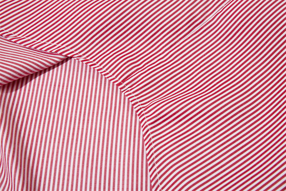 Vertical Striped Long-sleeved Shirt Men's Autumn Loose American Style
