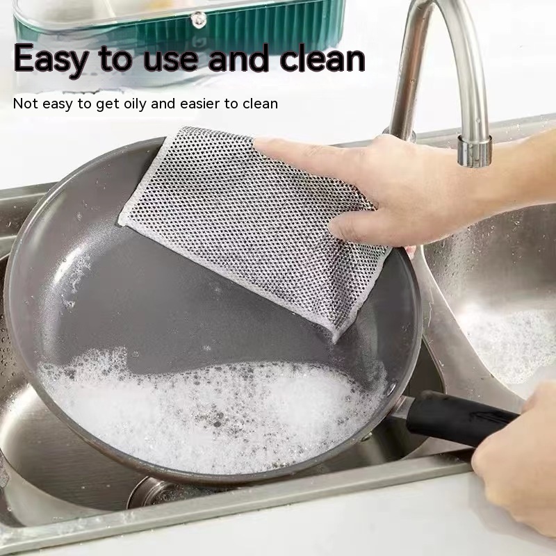 Home Stove Washing Pot Oil-free Stain Removal Washing Cloth