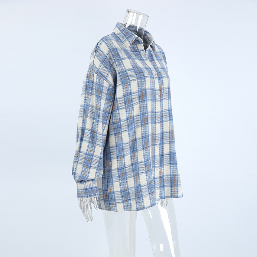 Title 9, Camisa casual a cuadros azul