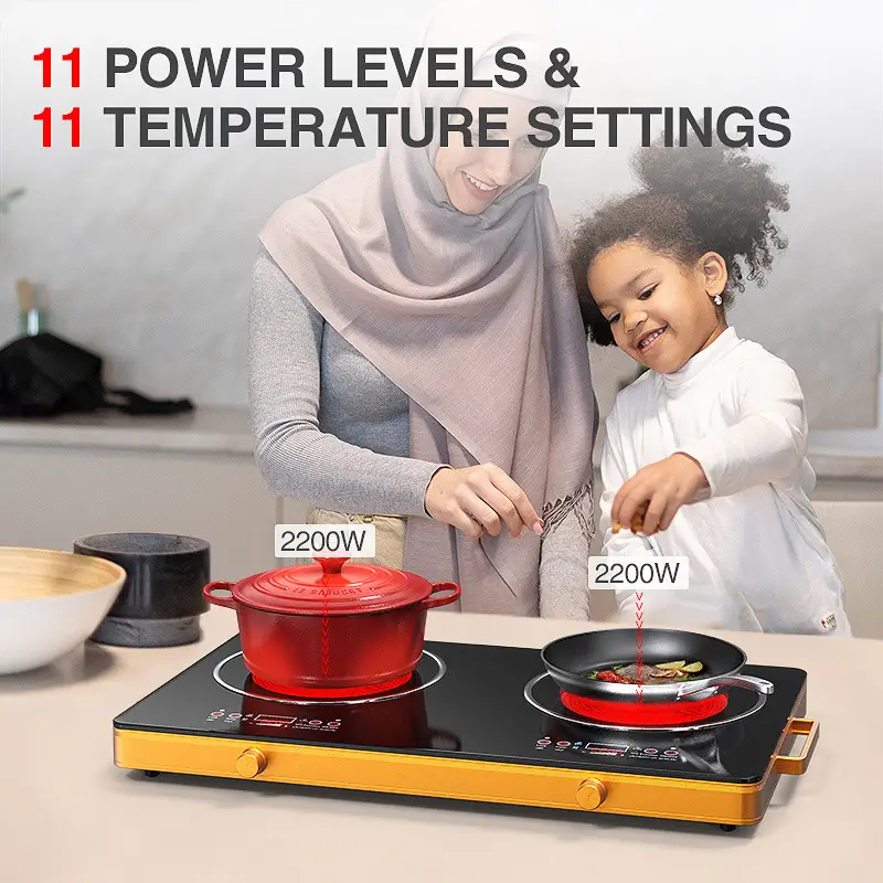 Dual-burner Electric Ceramic Stove Household Electric Stove Radiant-cooker