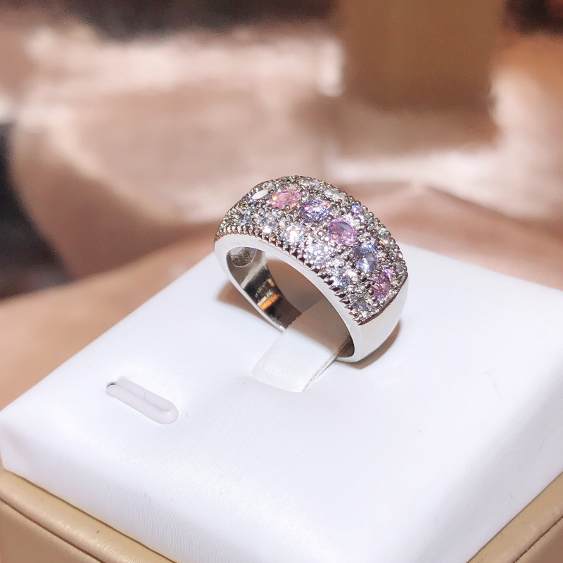 Fiery Zircon Statement Ring