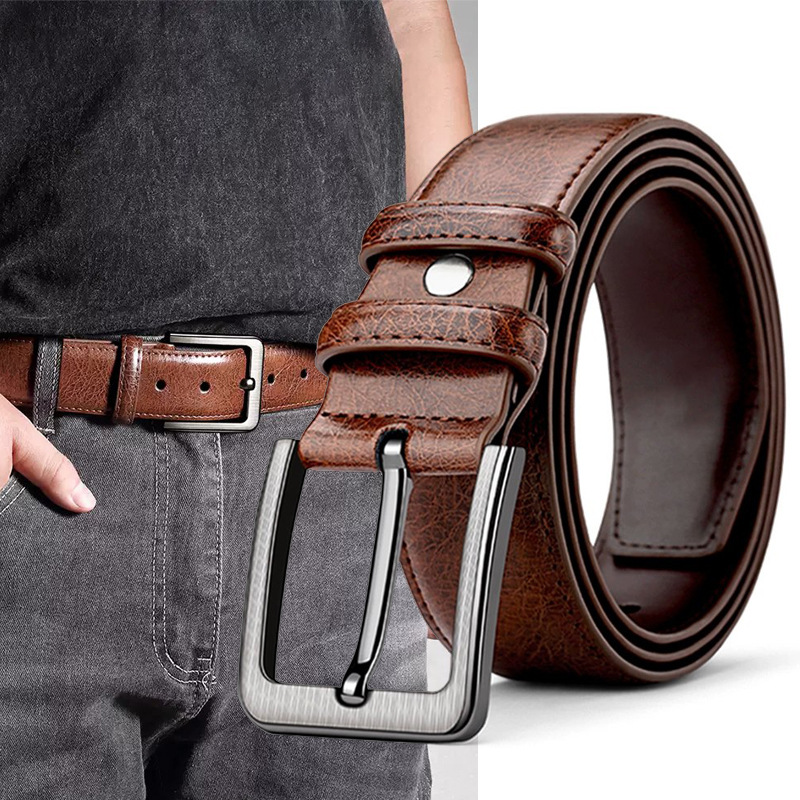 Curea denim business-casual pentru seniori