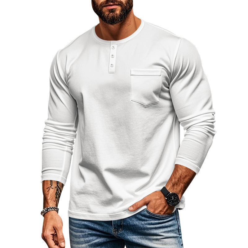 Title 9, T-shirt homme col rond manches longues coupe sl...