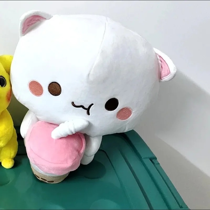 Peluche chat pêche 30 cm — Doudou doux unisexe 9